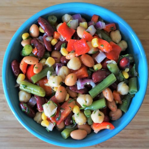 Four Bean Salad | Blooming Vegan