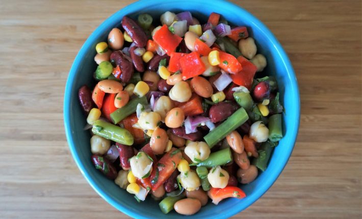 Four Bean Salad | Blooming Vegan