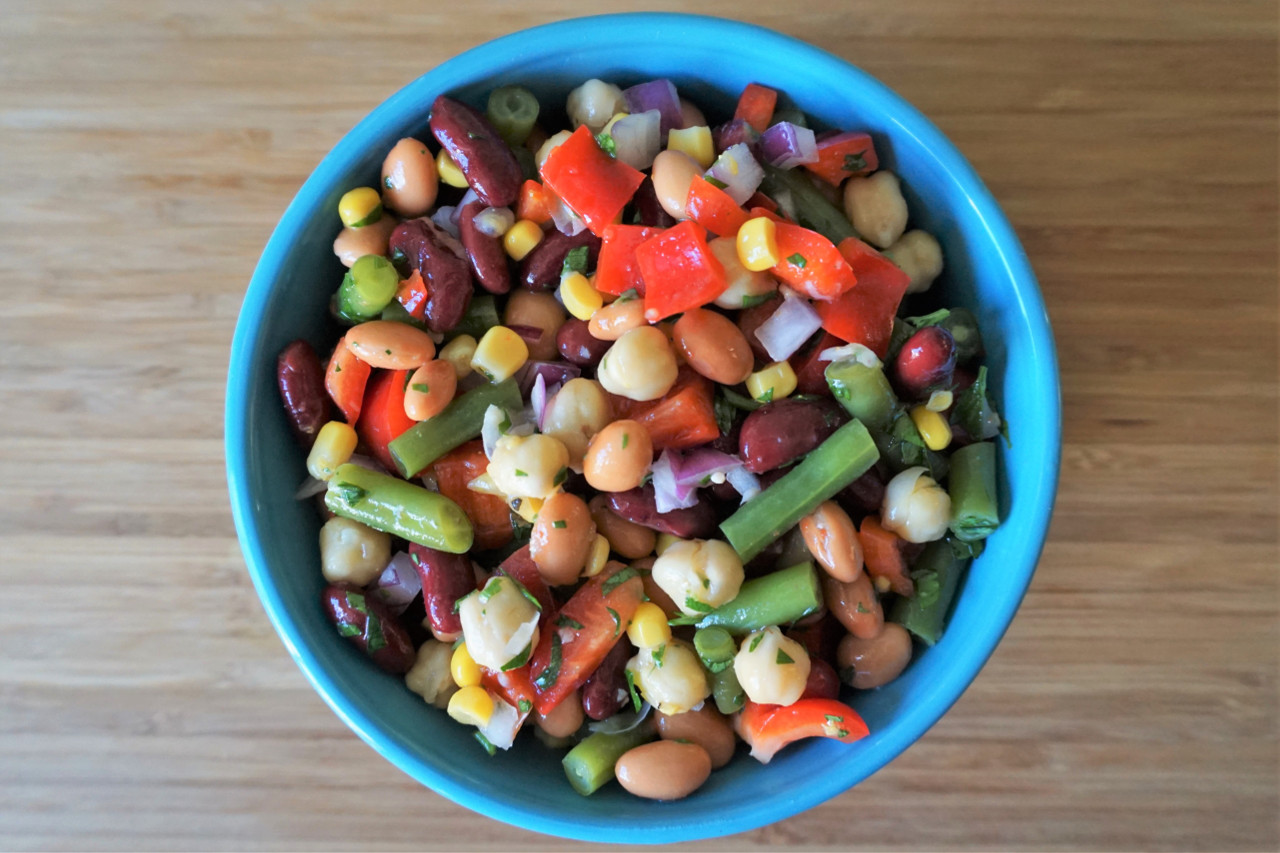 Four Bean Salad | Blooming Vegan