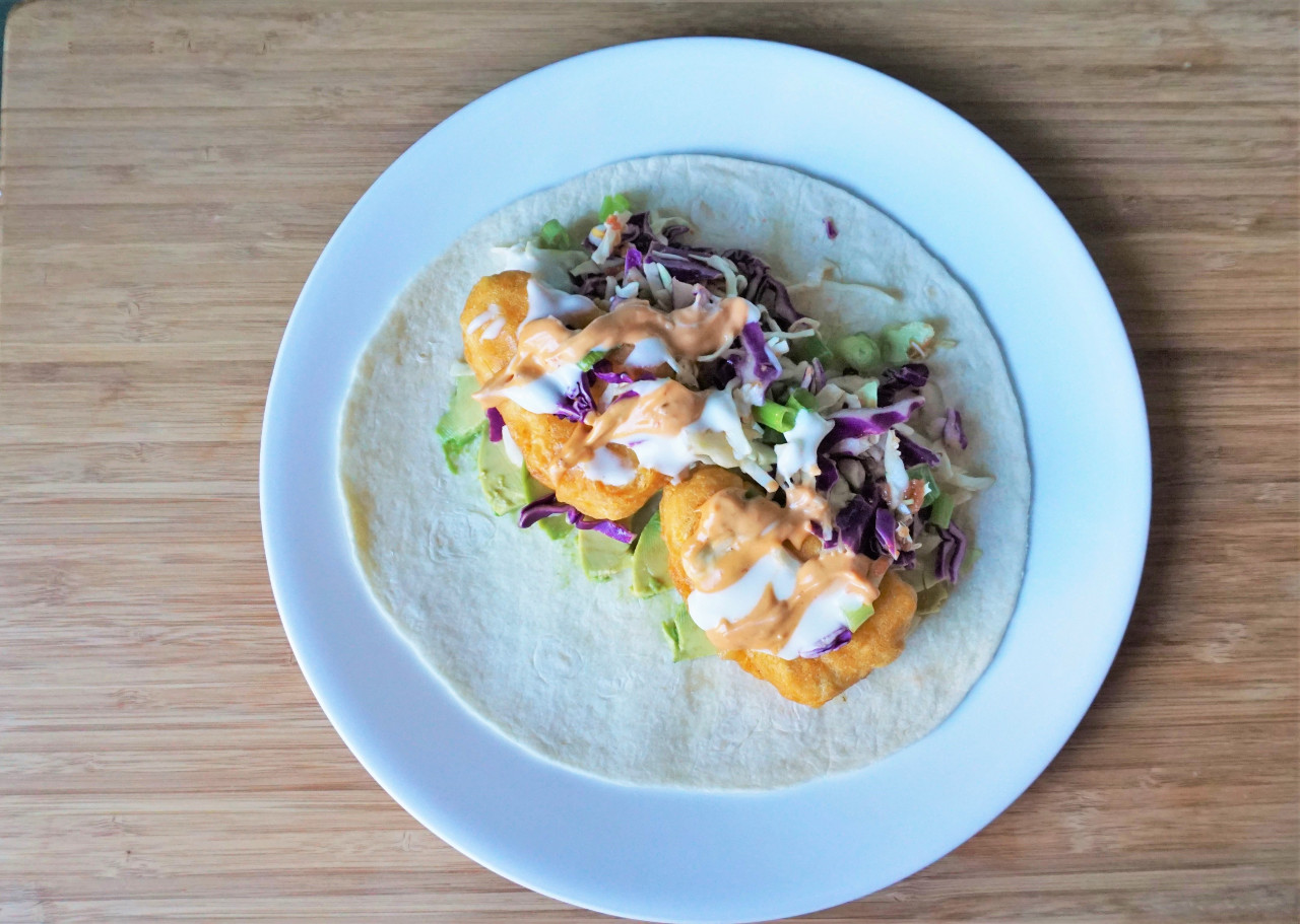 Baja Style Gardein Fishless Burritos | Blooming Vegan