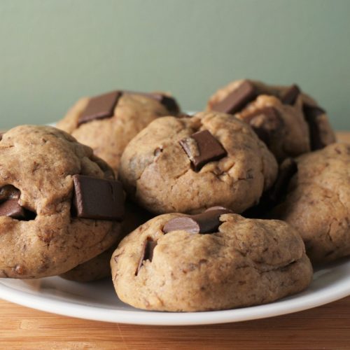 Vegan Chocolate Chunk Cookies | Blooming Vegan