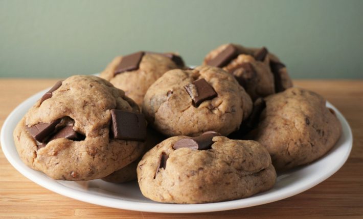 Vegan Chocolate Chunk Cookies | Blooming Vegan