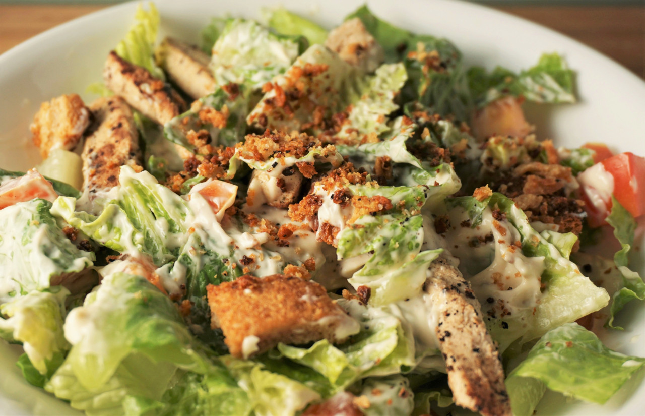 Vegan Caesar Salad | Blooming Vegan