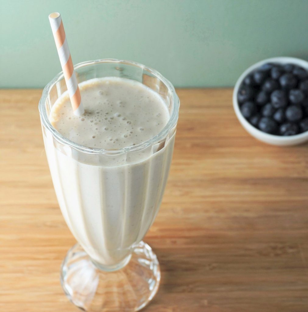 Vanilla Peanut Butter Smoothie Blooming Vegan